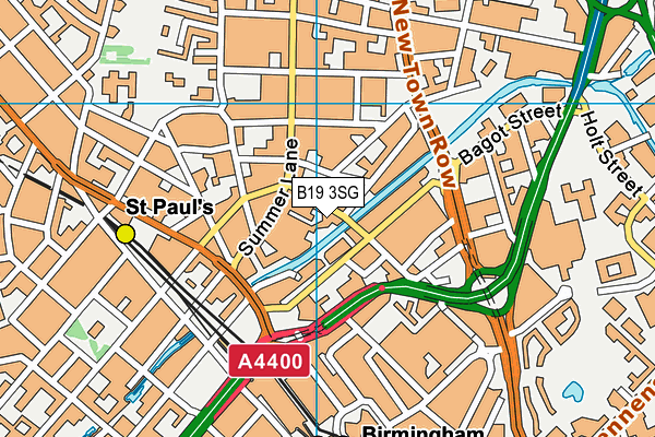 B19 3SG map - OS VectorMap District (Ordnance Survey) B19 3SG map - OS VectorMap District (Ordnance Survey)
