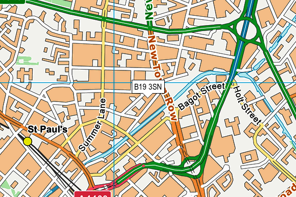 B19 3SN map - OS VectorMap District (Ordnance Survey) B19 3SN map - OS VectorMap District (Ordnance Survey)