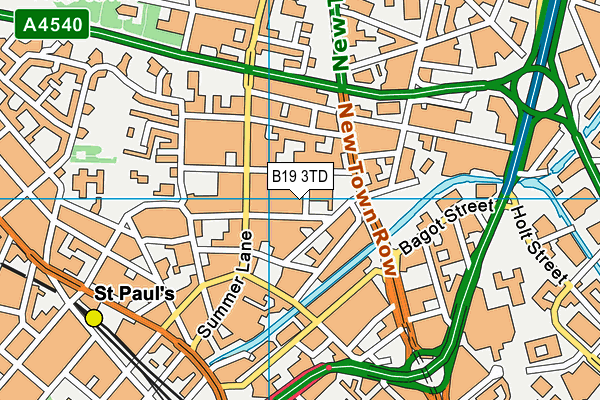B19 3TD map - OS VectorMap District (Ordnance Survey) B19 3TD map - OS VectorMap District (Ordnance Survey)