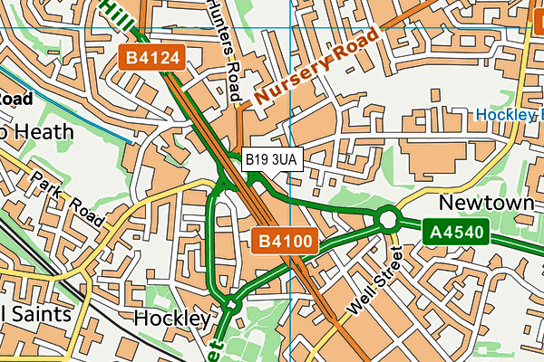 B19 3UA map - OS VectorMap District (Ordnance Survey) B19 3UA map - OS VectorMap District (Ordnance Survey)