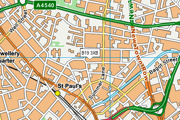B19 3XB map - OS VectorMap District (Ordnance Survey) B19 3XB map - OS VectorMap District (Ordnance Survey)