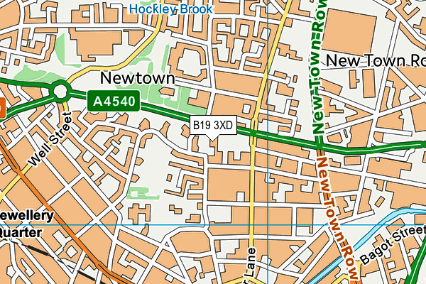 B19 3XD map - OS VectorMap District (Ordnance Survey) B19 3XD map - OS VectorMap District (Ordnance Survey)