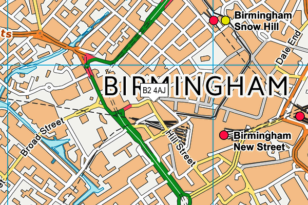 B2 4AJ map - OS VectorMap District (Ordnance Survey) B2 4AJ map - OS VectorMap District (Ordnance Survey)