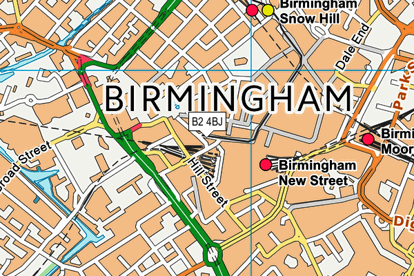 B2 4BJ map - OS VectorMap District (Ordnance Survey) B2 4BJ map - OS VectorMap District (Ordnance Survey)