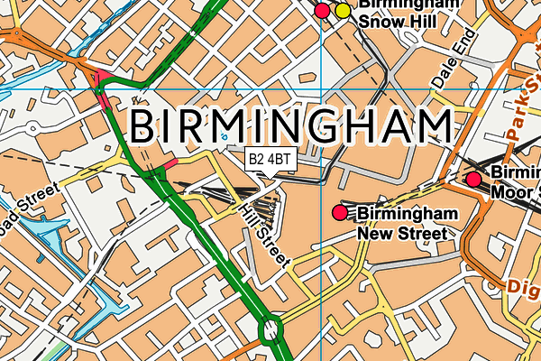 B2 4BT map - OS VectorMap District (Ordnance Survey) B2 4BT map - OS VectorMap District (Ordnance Survey)