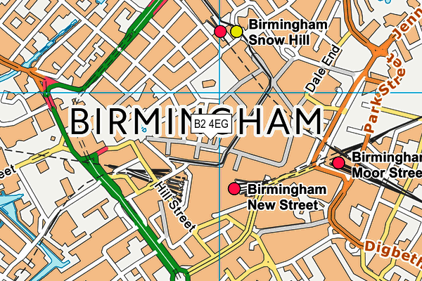 B2 4EG map - OS VectorMap District (Ordnance Survey) B2 4EG map - OS VectorMap District (Ordnance Survey)