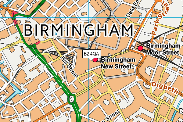 B2 4QA map - OS VectorMap District (Ordnance Survey) B2 4QA map - OS VectorMap District (Ordnance Survey)