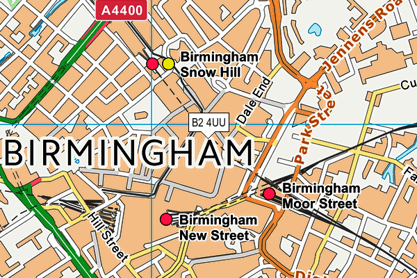 B2 4UU map - OS VectorMap District (Ordnance Survey) B2 4UU map - OS VectorMap District (Ordnance Survey)