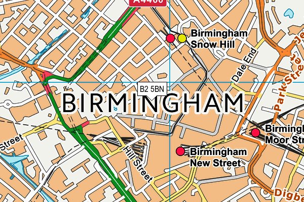 B2 5BN map - OS VectorMap District (Ordnance Survey) B2 5BN map - OS VectorMap District (Ordnance Survey)
