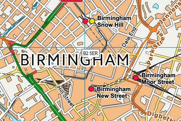 B2 5ER map - OS VectorMap District (Ordnance Survey) B2 5ER map - OS VectorMap District (Ordnance Survey)