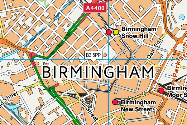 B2 5PP map - OS VectorMap District (Ordnance Survey) B2 5PP map - OS VectorMap District (Ordnance Survey)