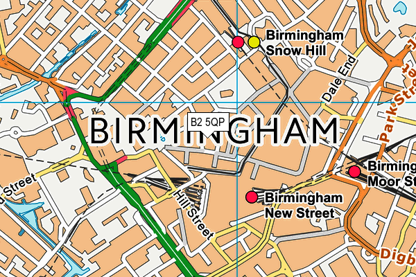 B2 5QP map - OS VectorMap District (Ordnance Survey) B2 5QP map - OS VectorMap District (Ordnance Survey)
