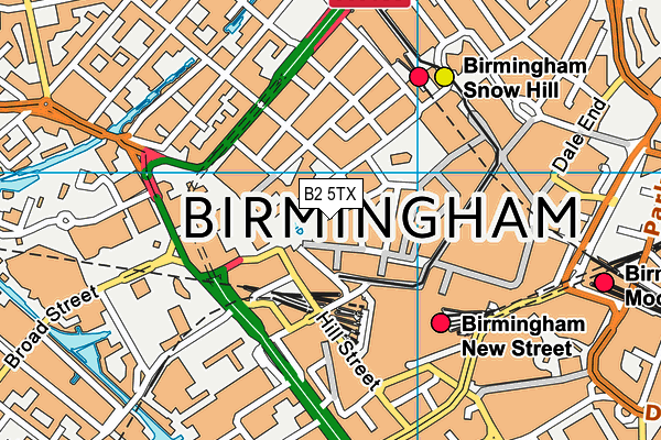 B2 5TX map - OS VectorMap District (Ordnance Survey) B2 5TX map - OS VectorMap District (Ordnance Survey)
