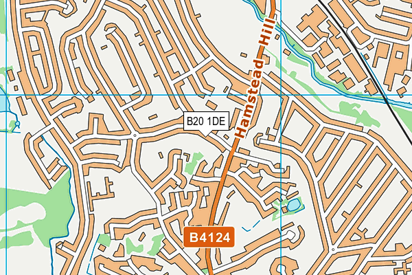 B20 1DE map - OS VectorMap District (Ordnance Survey) B20 1DE map - OS VectorMap District (Ordnance Survey)