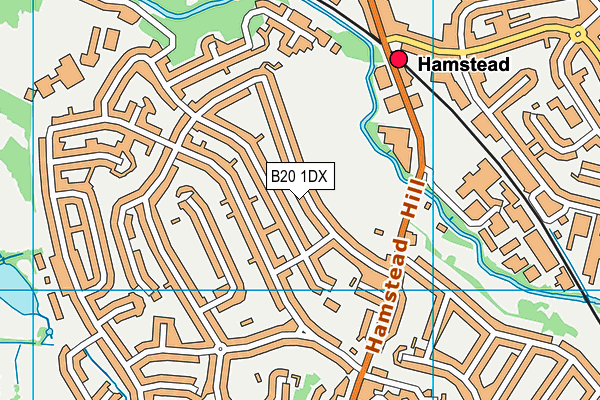 B20 1DX map - OS VectorMap District (Ordnance Survey) B20 1DX map - OS VectorMap District (Ordnance Survey)