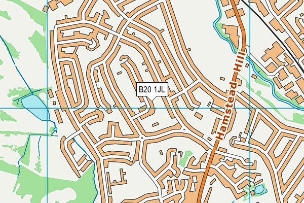 B20 1JL map - OS VectorMap District (Ordnance Survey) B20 1JL map - OS VectorMap District (Ordnance Survey)