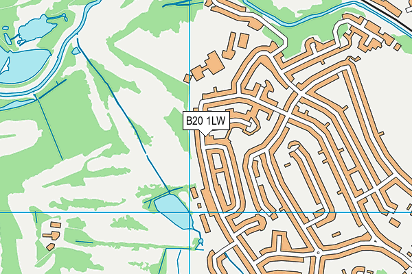 B20 1LW map - OS VectorMap District (Ordnance Survey) B20 1LW map - OS VectorMap District (Ordnance Survey)