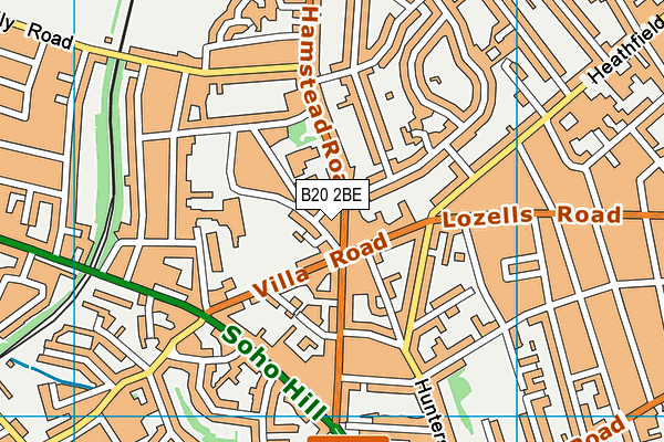B20 2BE map - OS VectorMap District (Ordnance Survey) B20 2BE map - OS VectorMap District (Ordnance Survey)