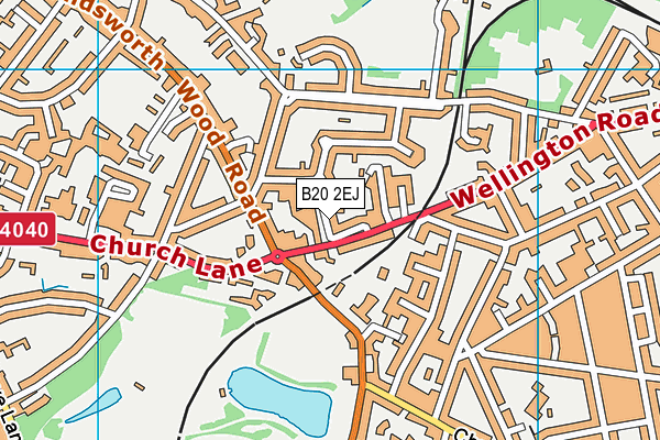 B20 2EJ map - OS VectorMap District (Ordnance Survey) B20 2EJ map - OS VectorMap District (Ordnance Survey)