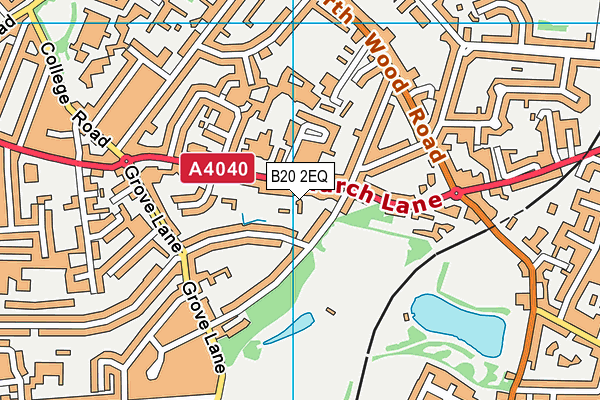 B20 2EQ map - OS VectorMap District (Ordnance Survey)
