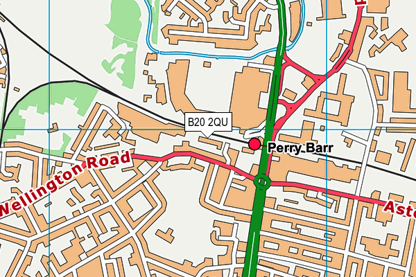 B20 2QU map - OS VectorMap District (Ordnance Survey) B20 2QU map - OS VectorMap District (Ordnance Survey)
