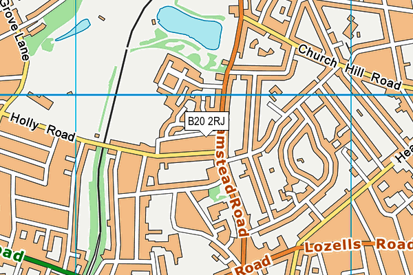 B20 2RJ map - OS VectorMap District (Ordnance Survey) B20 2RJ map - OS VectorMap District (Ordnance Survey)