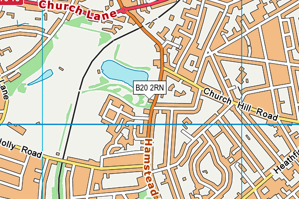 B20 2RN map - OS VectorMap District (Ordnance Survey) B20 2RN map - OS VectorMap District (Ordnance Survey)