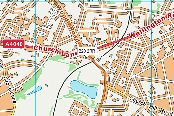 B20 2RR map - OS VectorMap District (Ordnance Survey) B20 2RR map - OS VectorMap District (Ordnance Survey)