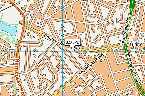 B20 3PD map - OS VectorMap District (Ordnance Survey) B20 3PD map - OS VectorMap District (Ordnance Survey)