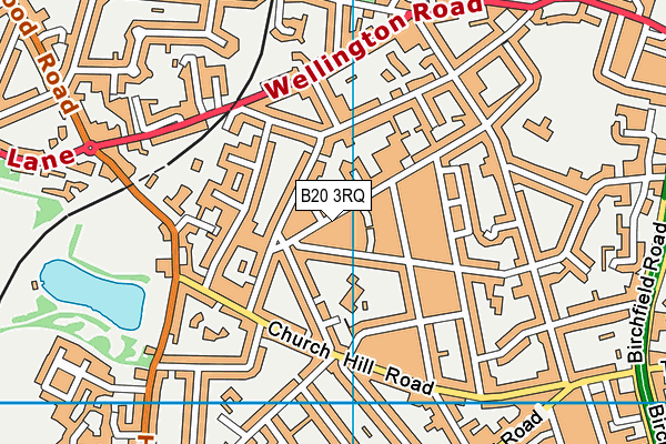 B20 3RQ map - OS VectorMap District (Ordnance Survey) B20 3RQ map - OS VectorMap District (Ordnance Survey)
