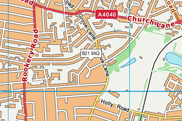 B21 9AQ map - OS VectorMap District (Ordnance Survey) B21 9AQ map - OS VectorMap District (Ordnance Survey)