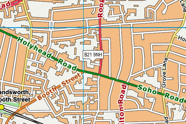 B21 9NH map - OS VectorMap District (Ordnance Survey) B21 9NH map - OS VectorMap District (Ordnance Survey)