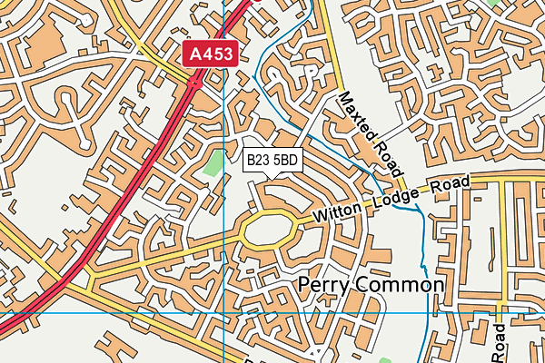 B23 5BD map - OS VectorMap District (Ordnance Survey) B23 5BD map - OS VectorMap District (Ordnance Survey)