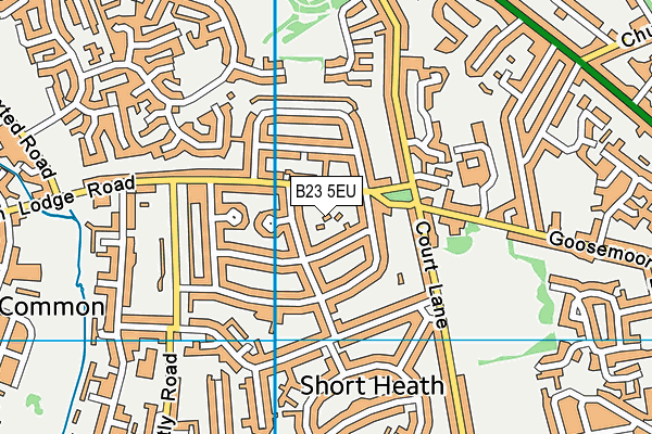 B23 5EU map - OS VectorMap District (Ordnance Survey) B23 5EU map - OS VectorMap District (Ordnance Survey)