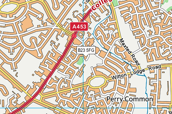 B23 5FG map - OS VectorMap District (Ordnance Survey) B23 5FG map - OS VectorMap District (Ordnance Survey)