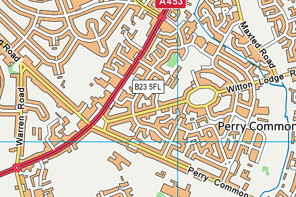 B23 5FL map - OS VectorMap District (Ordnance Survey) B23 5FL map - OS VectorMap District (Ordnance Survey)