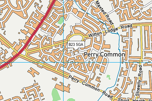 B23 5GA map - OS VectorMap District (Ordnance Survey) B23 5GA map - OS VectorMap District (Ordnance Survey)