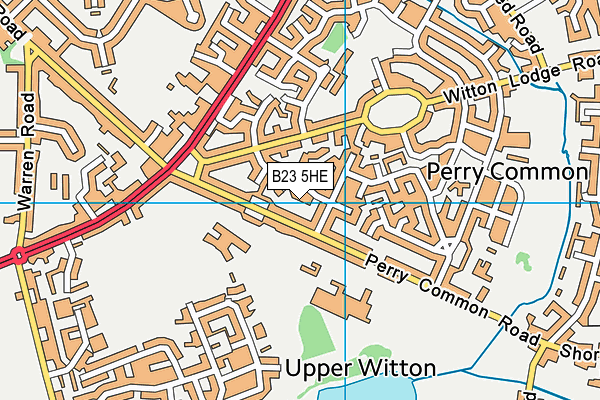 B23 5HE map - OS VectorMap District (Ordnance Survey) B23 5HE map - OS VectorMap District (Ordnance Survey)