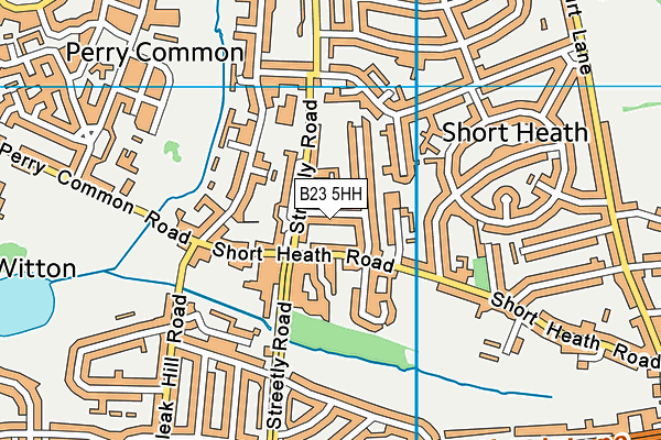 B23 5HH map - OS VectorMap District (Ordnance Survey) B23 5HH map - OS VectorMap District (Ordnance Survey)