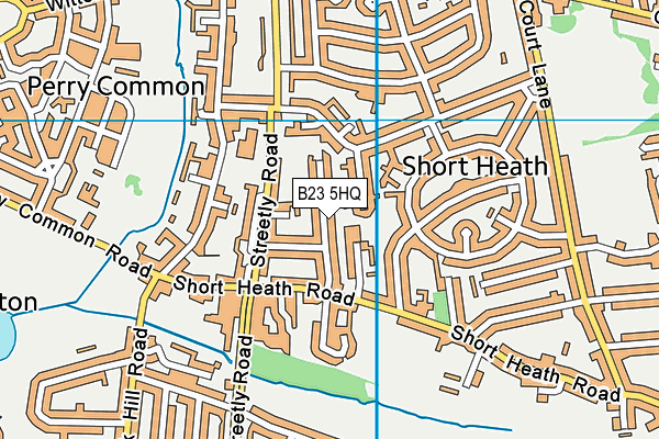 B23 5HQ map - OS VectorMap District (Ordnance Survey) B23 5HQ map - OS VectorMap District (Ordnance Survey)