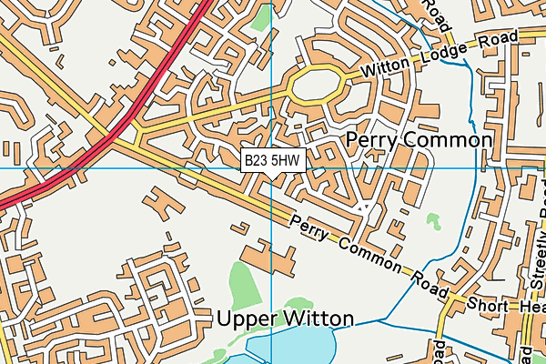 B23 5HW map - OS VectorMap District (Ordnance Survey) B23 5HW map - OS VectorMap District (Ordnance Survey)