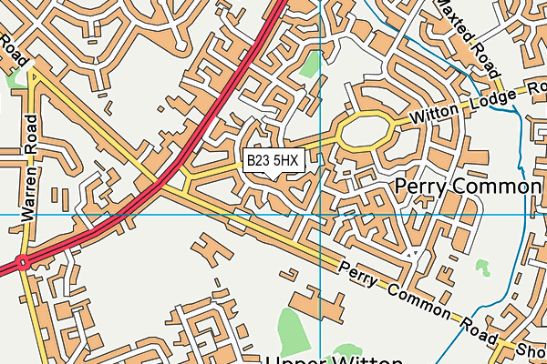 B23 5HX map - OS VectorMap District (Ordnance Survey) B23 5HX map - OS VectorMap District (Ordnance Survey)