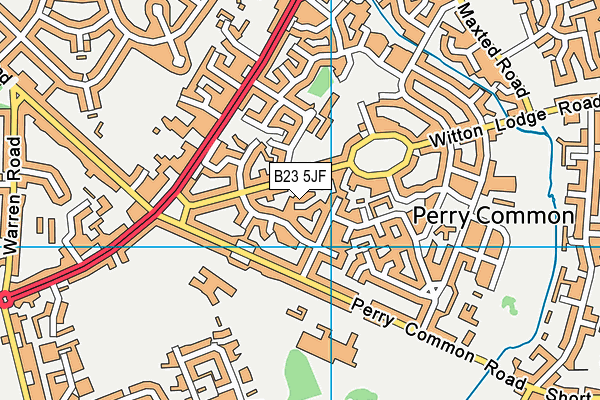 B23 5JF map - OS VectorMap District (Ordnance Survey) B23 5JF map - OS VectorMap District (Ordnance Survey)