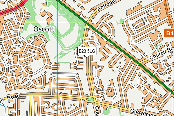 B23 5LG map - OS VectorMap District (Ordnance Survey) B23 5LG map - OS VectorMap District (Ordnance Survey)