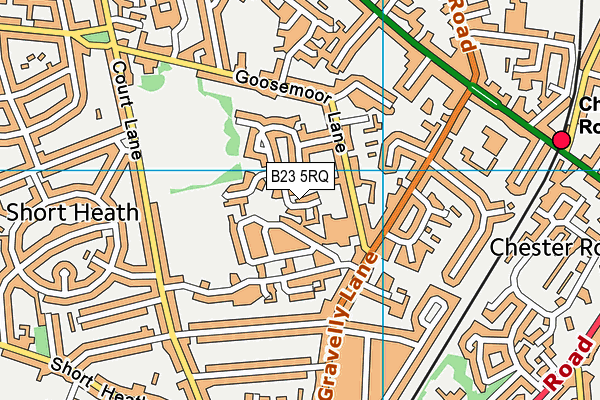 B23 5RQ map - OS VectorMap District (Ordnance Survey) B23 5RQ map - OS VectorMap District (Ordnance Survey)