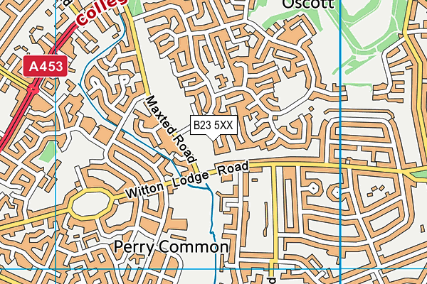 B23 5XX map - OS VectorMap District (Ordnance Survey) B23 5XX map - OS VectorMap District (Ordnance Survey)
