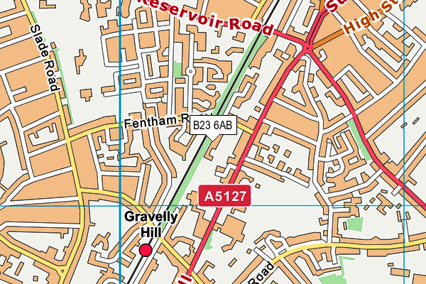 B23 6AB map - OS VectorMap District (Ordnance Survey) B23 6AB map - OS VectorMap District (Ordnance Survey)