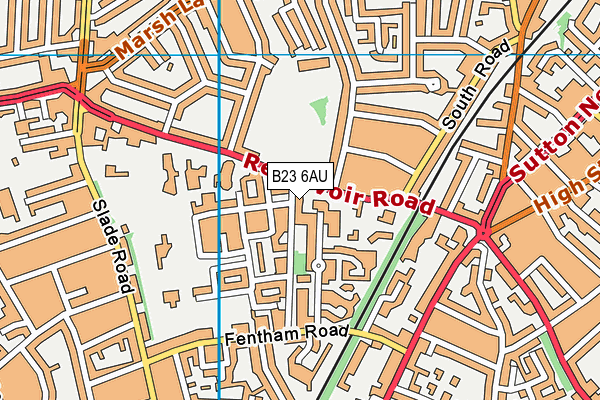 B23 6AU map - OS VectorMap District (Ordnance Survey) B23 6AU map - OS VectorMap District (Ordnance Survey)