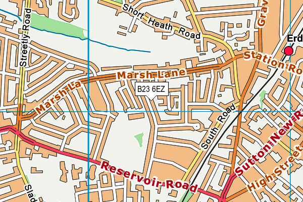 B23 6EZ map - OS VectorMap District (Ordnance Survey) B23 6EZ map - OS VectorMap District (Ordnance Survey)