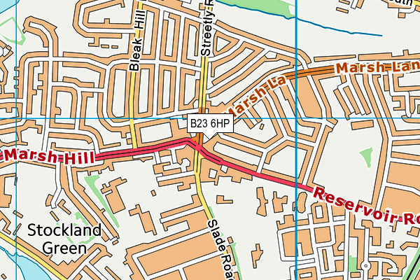 B23 6HP map - OS VectorMap District (Ordnance Survey) B23 6HP map - OS VectorMap District (Ordnance Survey)